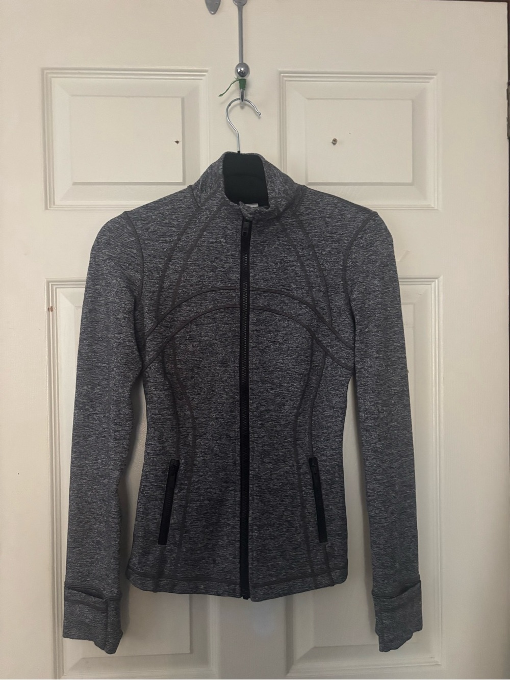 lululemon athletica Heathered Gray Full-Zip Define Jacket